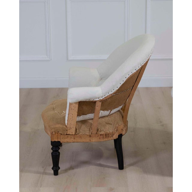 19th Century Pair of 19th Century French Chairs, Ready to Upholster For Sale - Image 5 of 8