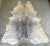 Metal Gold Metallic Brazilian Cowhide Rug 7'6" X 5'3" For Sale - Image 7 of 7