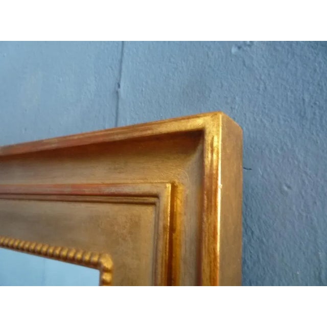 Wood Regency French Wall Mirror, 1970s For Sale - Image 7 of 8