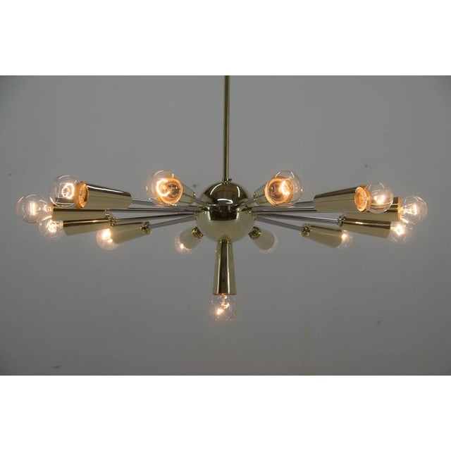 Space Age Sputnik Chandelier, 1960s For Sale - Image 9 of 14