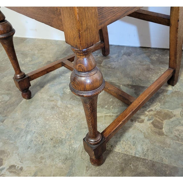 Brown Set of 6 Antique Tuscan Style Cane Back Dining Chairs For Sale - Image 8 of 8