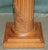 Wood Antique English Carved Oak Vine Pedestal For Sale - Image 7 of 14