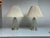 Design Plus Gallery presents a Pair of Cut Glass Table Lamps from Crystal-Clear Industries. Each lamp combines a clear-cut...