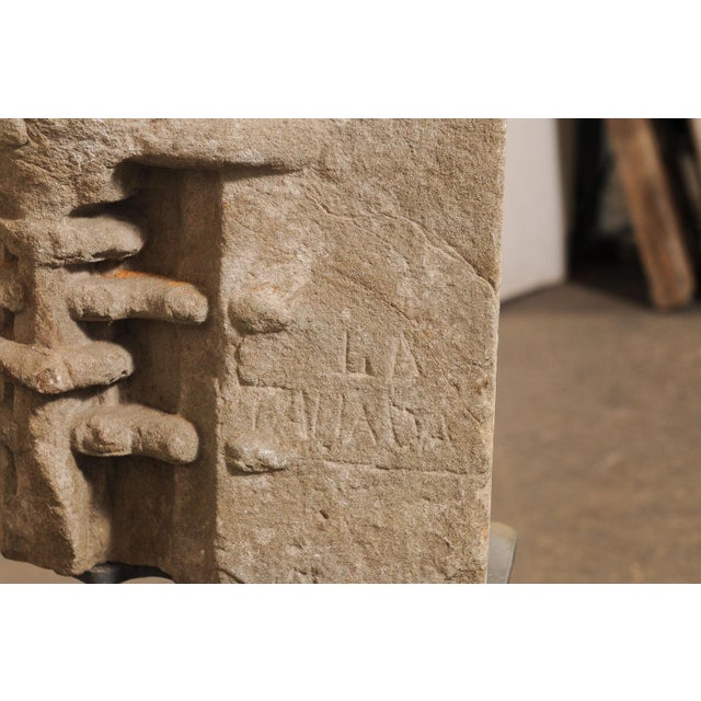 19th Century Spanish Carved Stone Architectural Fragment For Sale - Image 13 of 13
