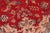 Shabby Chic Shabby Chic Medallion 1990's Pak-Persian Red/Ivory Wool Rug - 6'2'' X 9'3'' For Sale - Image 3 of 9