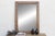 Brown Grand Artisanal Floral Inlay Walnut Finish Mirror For Sale - Image 8 of 8