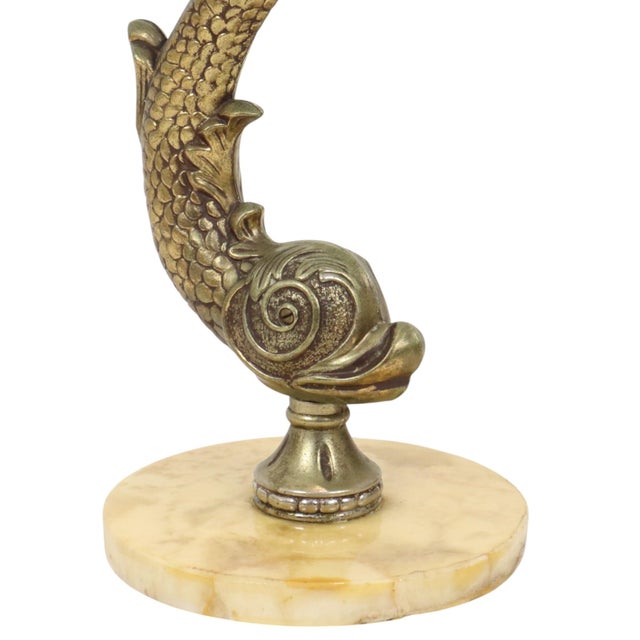Mid-Century Mythical Dolphin Floor Ashtray, France, 1950s For Sale - Image 10 of 15
