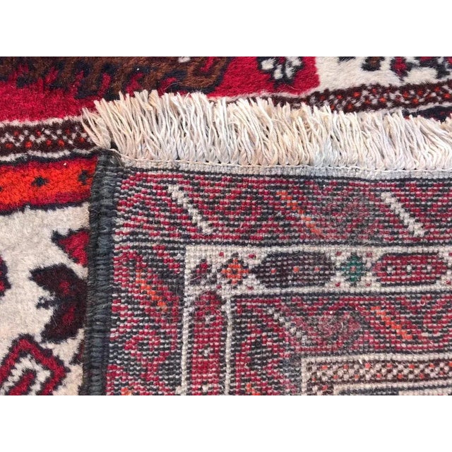 Vintage Turkmen Baluch Rug For Sale - Image 11 of 12