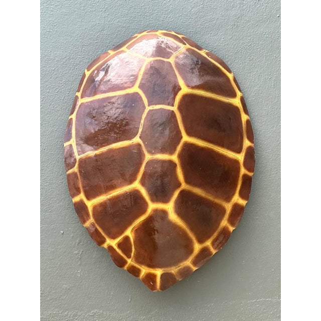 Plastic Vintage Monumental Faux Tortoise Shell For Sale - Image 7 of 13
