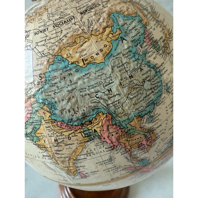 Replogle Globes VIntage Replogle 9" World Classic Series Globe For Sale - Image 4 of 10