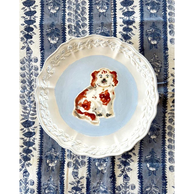 Susannah Carson Thomas the Red & White Staffordshire Spaniel Portrait by Susannah Carson For Sale - Image 4 of 6