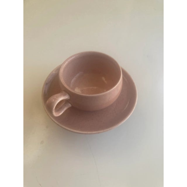 Mid-Century Russel Wright Steubenville Mini Cup & Saucer- 2 Pieces For Sale In New York - Image 6 of 6