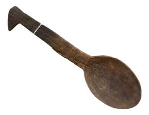 Vintage African Wooden Spoon