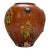 Mid 20th Century Rare Hand-Thrown 10" Tang Dynasty Style Sancai Glazed Pottery Medallion Jar For Sale