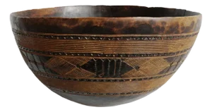 Antique Nigerian Fulani Wood Bowl