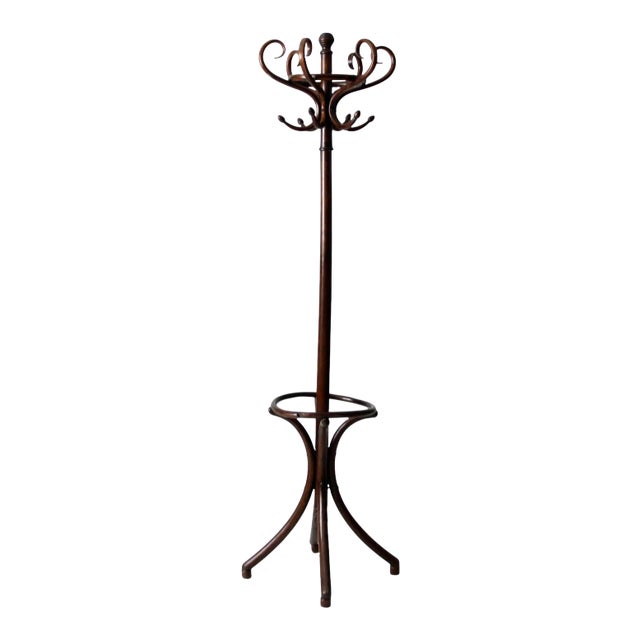 Antique Bentwood Hall Tree For Sale