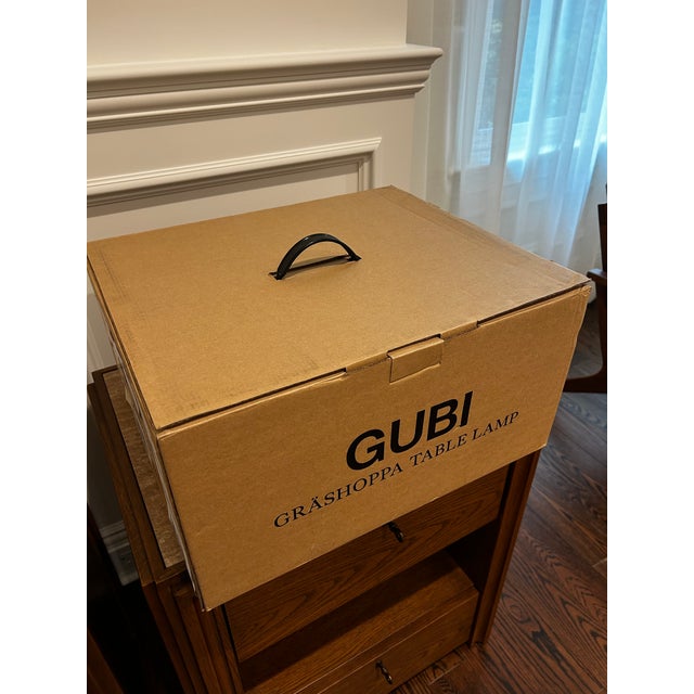 Mid-Century Modern Gubi Gräshoppa Table Lamp in Blue Grey, Greta Grossman Design For Sale - Image 12 of 13