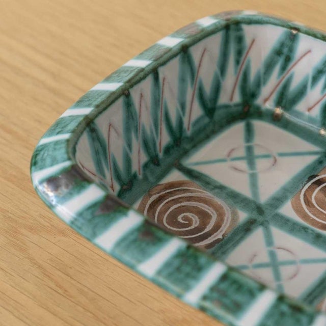 1950s French Ceramic Dish by Robert Picault, Vallauris For Sale - Image 11 of 12