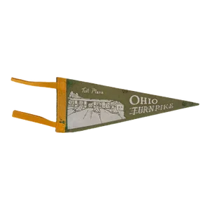 Ohio Turnpike Felt Flag Pennant