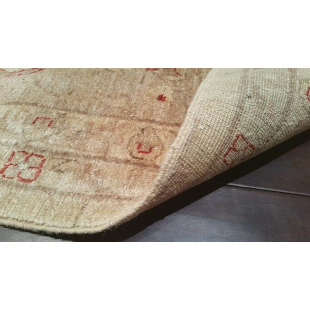 Traditional Hand Made Knotted Rug in Beige Gold Brick - 12′5″ × 15′8″ - Size Cat. 12x15 12x18 For Sale In Los Angeles - Image 6 of 6