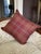 Contemporary 18" Schumacher Montana Wool Plaid 66665 Pillow in Burgundy For Sale - Image 3 of 18