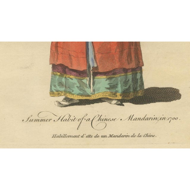 Jefferys, Chinese Mandarin Official in Light Summer Robes, 1749, Print For Sale - Image 6 of 9