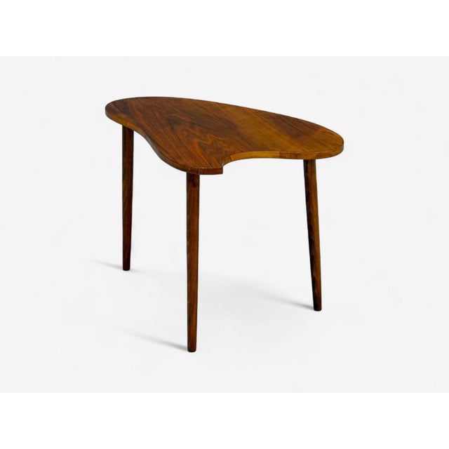 Danish Modern, Teak, Organic Form Side Table, Denmark, 1950s For Sale In New York - Image 6 of 11
