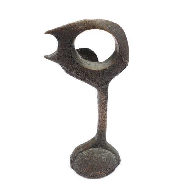 Modern Bronze Modernist Figural Sculpture For Sale - Image 3 of 4