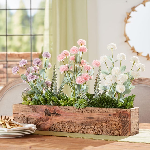 Kenneth Ludwig Chicago Mini Mum Floral Bush (Set of 4) For Sale - Image 4 of 6