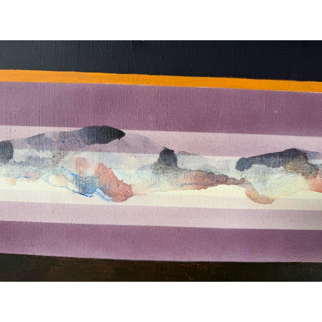 1979 John Almquist “Dream Series – Earth #7” Expressionist Abstract Oil on Canvas Painting, Framed For Sale - Image 9 of 13