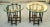 Brown Mid 20th Century Hollywood Regency Faux Bamboo Glass Top Side Tables - a Pair For Sale - Image 8 of 8
