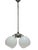 Art Deco Style Pendant Light in Glass, Poland, 1970s, in Very Good conditions. Designed 1970 to 1979 European Plug (up to...