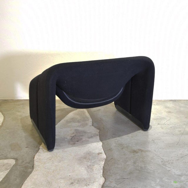 Black Groovy Armchair by Pierre Paulin for Artifort, 1970s For Sale - Image 8 of 14