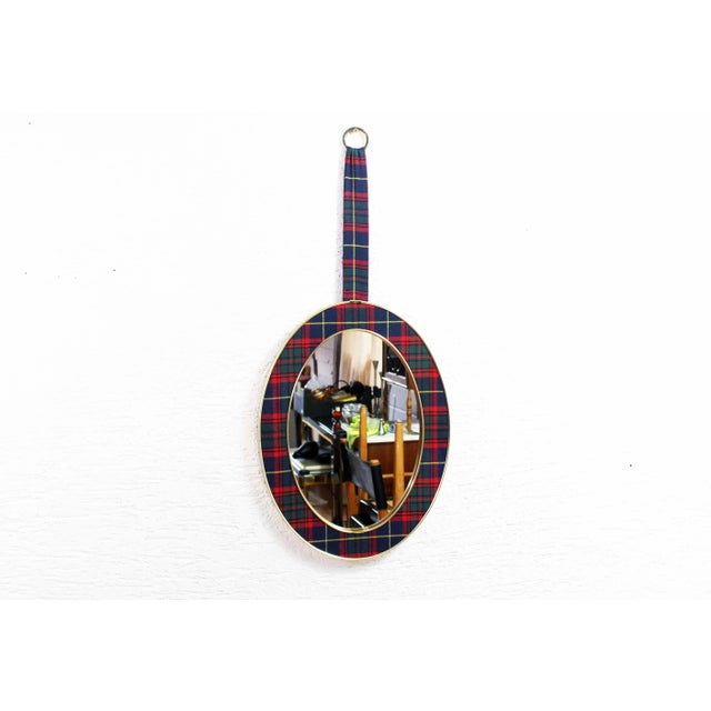 Scottish Fabric Mirror, 1960 For Sale - Image 12 of 12