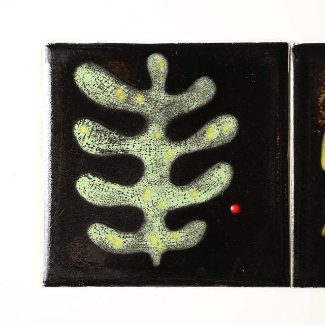 Vladimir Kagan Pair of Documented Off White & Inset Tile Vladimir Kagan Nested Side Tables For Sale - Image 4 of 18