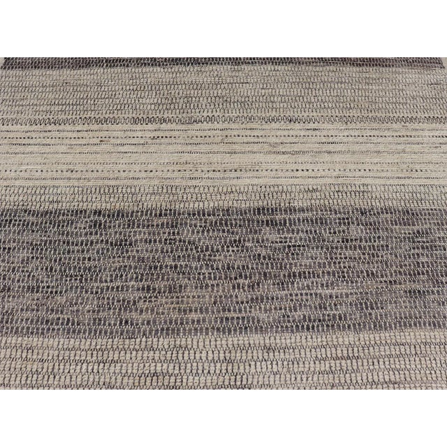Hand-Knotted Modern Tribal Rug by Keivan Woven Arts, Wool, 9'5 X 12'1 For Sale - Image 10 of 12