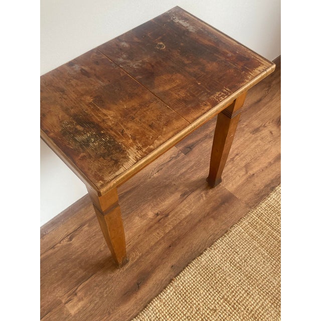 Mid-Century Modern Rustic Pine Console Tables, France, Set of 2 For Sale - Image 3 of 15