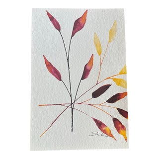 Signed Original Watercolor Botanical by Nancy Smith For Sale