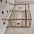 Hollywood Regency Gilt Brass, Wood and Glass Console Table, France, 1970s For Sale - Image 3 of 10
