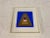 Italo Valenti, Pyramids in Blue, 1973, Collage and Gouache For Sale - Image 3 of 9