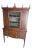 19th Century Mahogany Inlaid Hepplewhite China Cabinet For Sale