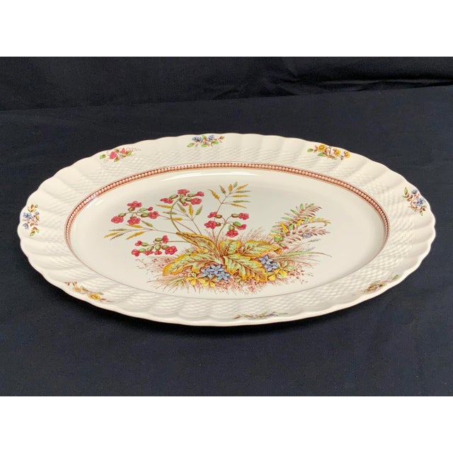Mid-Century Spode "Rosalie" Serving Platter For Sale - Image 11 of 12