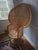 1990s Wicker Fan Back Chair For Sale - Image 4 of 10