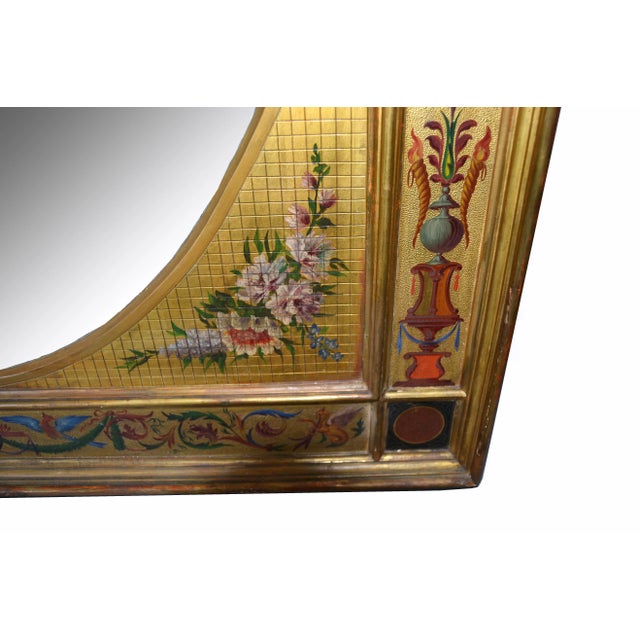Gold 19th Century Giltwood Italian Wall Mirror For Sale - Image 8 of 11