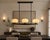 Designed and handcrafted in Los Angeles by renowned American lighting designer Marian Jamieson, this "Spyglass" chandelier...