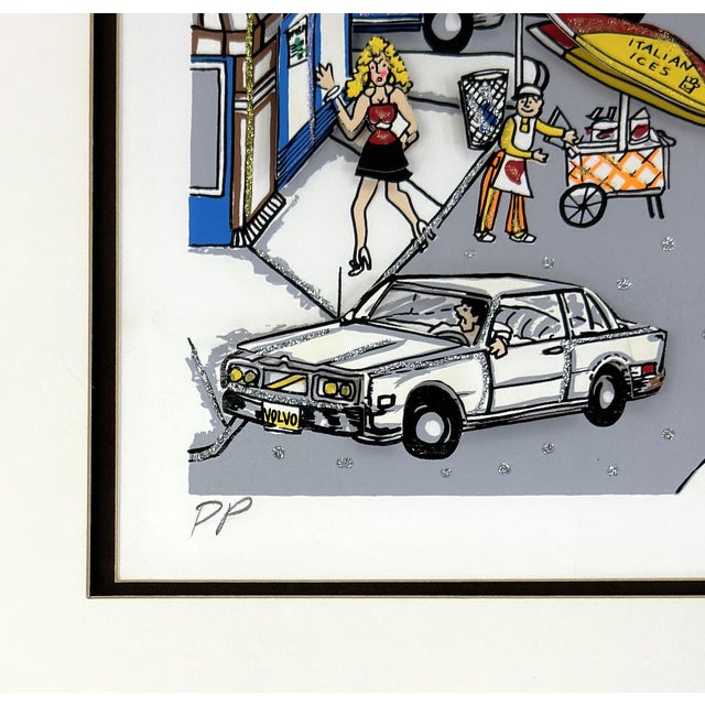 Pop Art 1990s Regards From Broadway (Framed, Signed 3d Mixed Media Serigraph) For Sale - Image 3 of 4