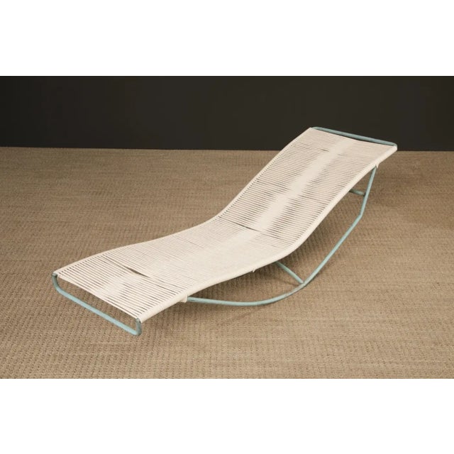Walter Lamb for Brown Jordan Bronze 'Waikiki' Rocking Chaise Lounge, Circa 1960s For Sale - Image 13 of 18