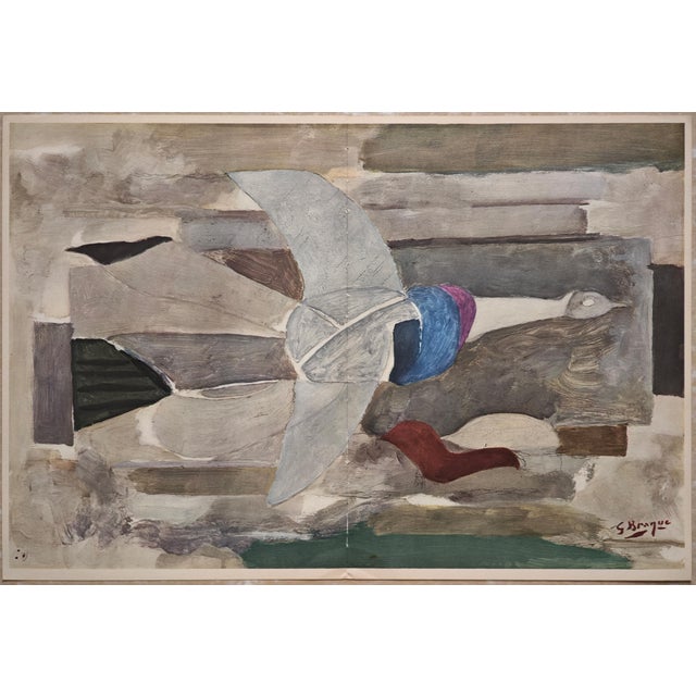 Georges Braque (1885-1954) Bird Original Lithograph Year: 1955 Printer: Mourlot Frères for Tériade Signed in the plate G....