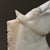 Antique Large Italian Art Deco Hand Carved Alabaster Horse Head Bookends For Sale - Image 10 of 12
