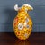 A 20th Century vibrant and highly decorative Murano art glass vase, dating to the late 20th century, of bulbous form with...